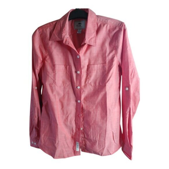 Roots Cotton Shirt S - Picture 1 of 5